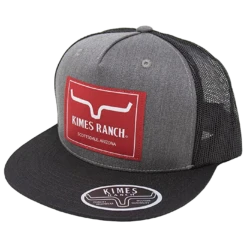 Kimes Ranch Men's Blaster Charcoal Trucker Cap BLAST-CH