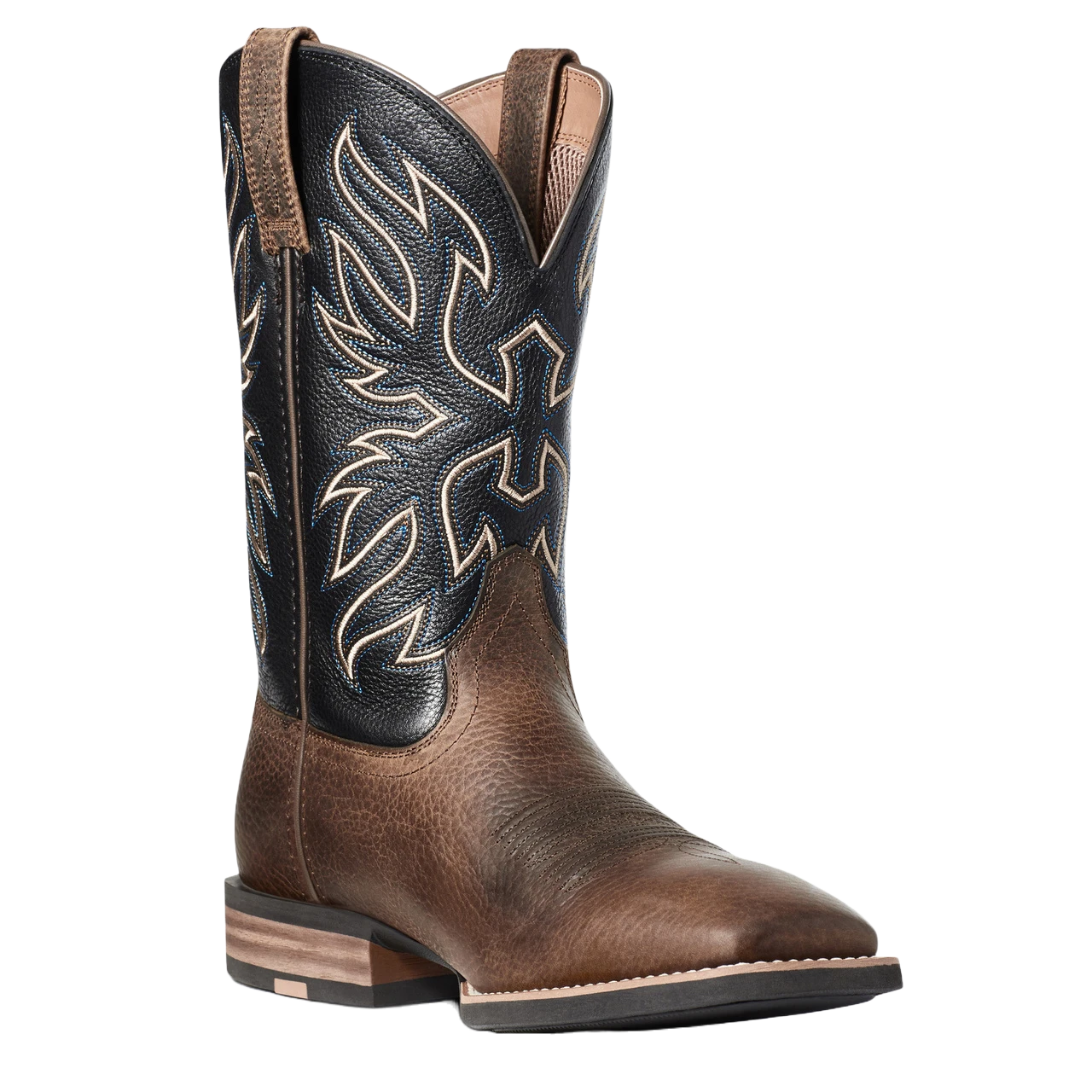 Ariat Men's Everlite Vapor Ranch Brown & Black Deertan Boots 10035963