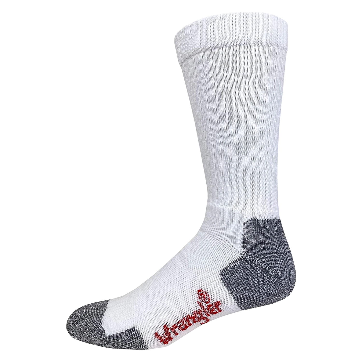 Wrangler® Riggs Men's 2-Pair Cotton Over The Calf White Work Boot Socks 72435-1000-LG