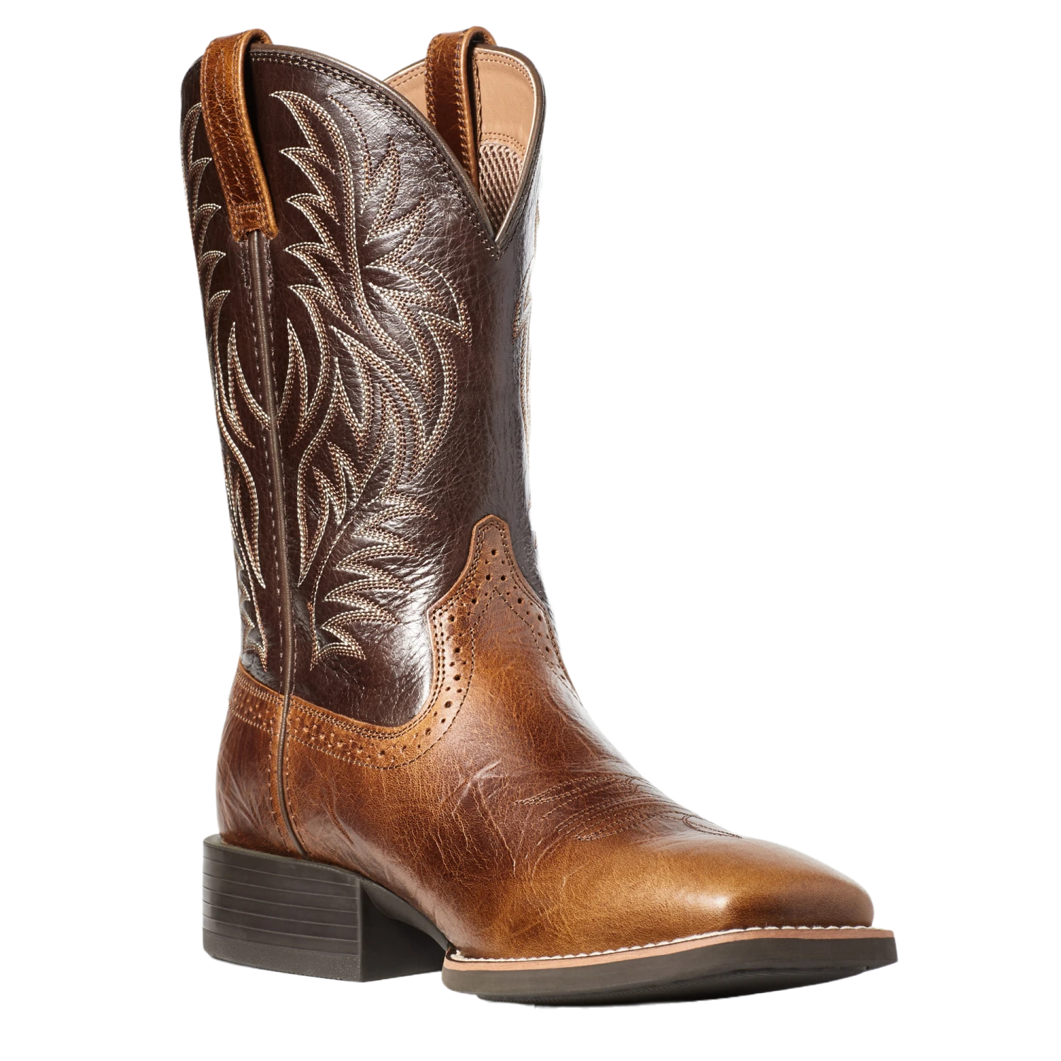 Ariat® Men's Sport Western Peanut Butter Square Toe Boots 10035996