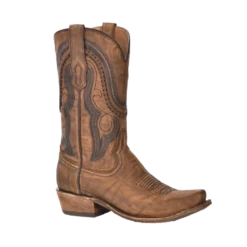 Corral Boots Corral® Men's Gold Cowhide Square Toe Boots A3479
