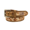 Ariat Men's Digital Camo USA Flag Medium Brown Belt A1035044