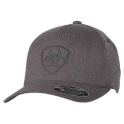 Ariat Mens Grey Shield Logo Snapback Ball Cap A300013407