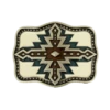 Nocona Navy & Brown Western Aztec Belt Buckle 37997