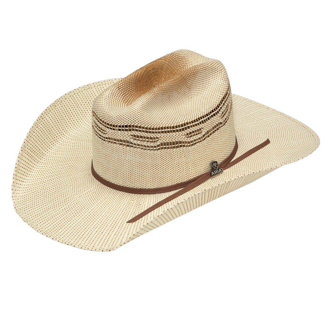 Ariat Unisex Bangora Golden Brown Straw Western Hat A73196