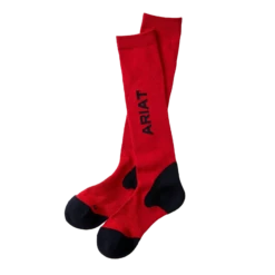 Ariat Unisex Red & Navy AriatTEK Performance Socks 10022536