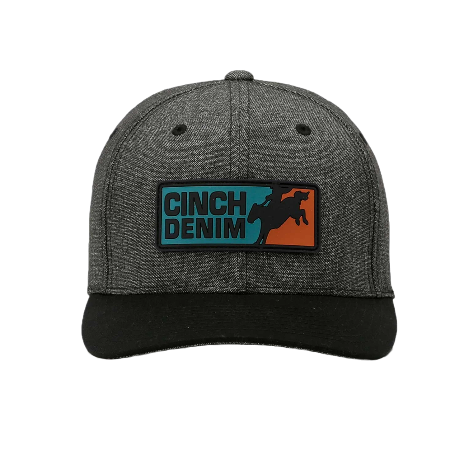 Cinch® Men's 6-Panel Flex Fit Black Cap MCC0627790