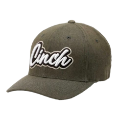 Cinch Men's Logo FLEXFIT® Olive Green Baseball Cap MCC0627787