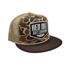 Red Dirt® Old School Duck Camo & Tan Trucker Cap RDHC309