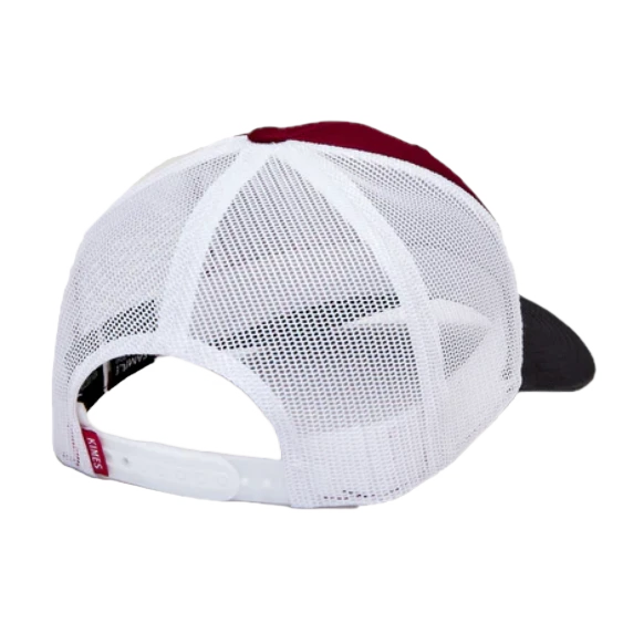Kimes Ranch® Unisex American Trucker Burgundy Hat S22-012002