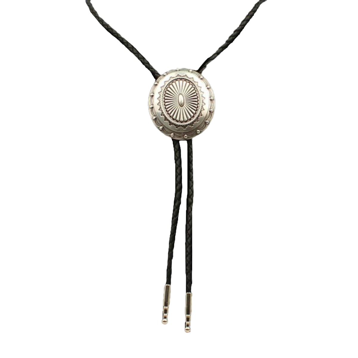 Double S Western EngravedSlide Bolo Tie 22230