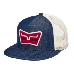 Kimes Ranch® Unisex Panoramic Trucker Denim Cap S22-162004