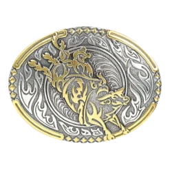 Nocona Crumrine Vintage Bull Rider Belt Buckle 38010