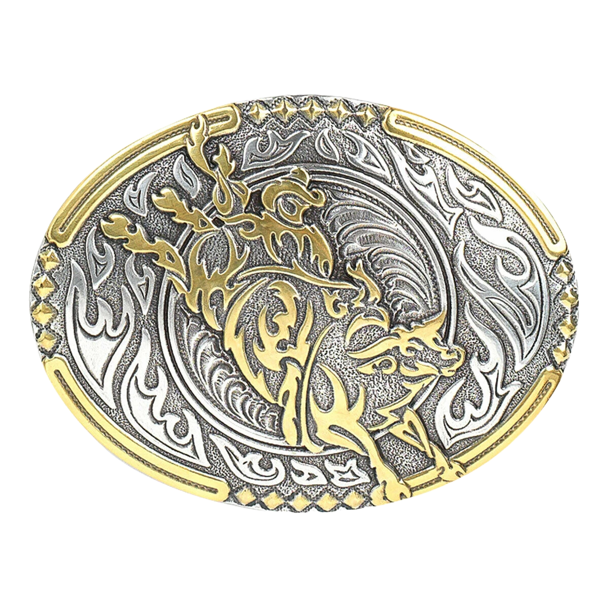 Nocona Crumrine Vintage Bull Rider Belt Buckle 38010