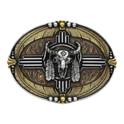 Montana Silversmiths Southwestern Buffalo Attitude Buckle A814T