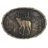 Montana Silversmiths Men's Elk Heritage Attitude Belt Buckle A889