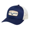 Kimes Ranch® Carbon Blue Rolling Trucker Cap ROLL-CB