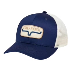 Kimes Ranch® Carbon Blue Rolling Trucker Cap ROLL-CB
