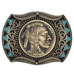 Montana Silversmiths Wind & Spirit Attitude Belt Buckle A933