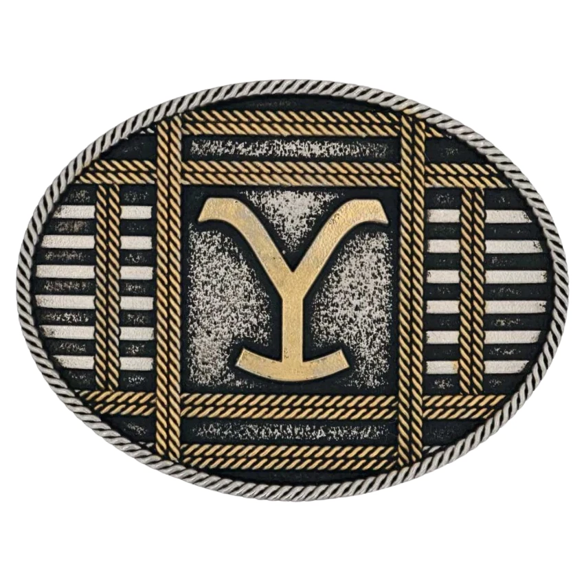 Montana Silversmiths® Men's Yellowstone Squared UpBuckle A912YEL