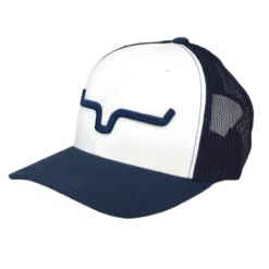 Kimes Ranch® Men's Weekly Navy & White Trucker Cap WEEK-NAVY