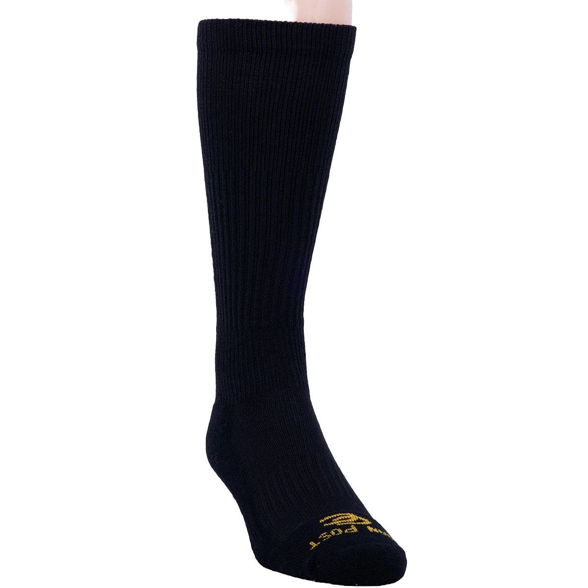 Dan Post® Men's Cowboy Certified Over The Calf Black Socks DPCBC10-BK