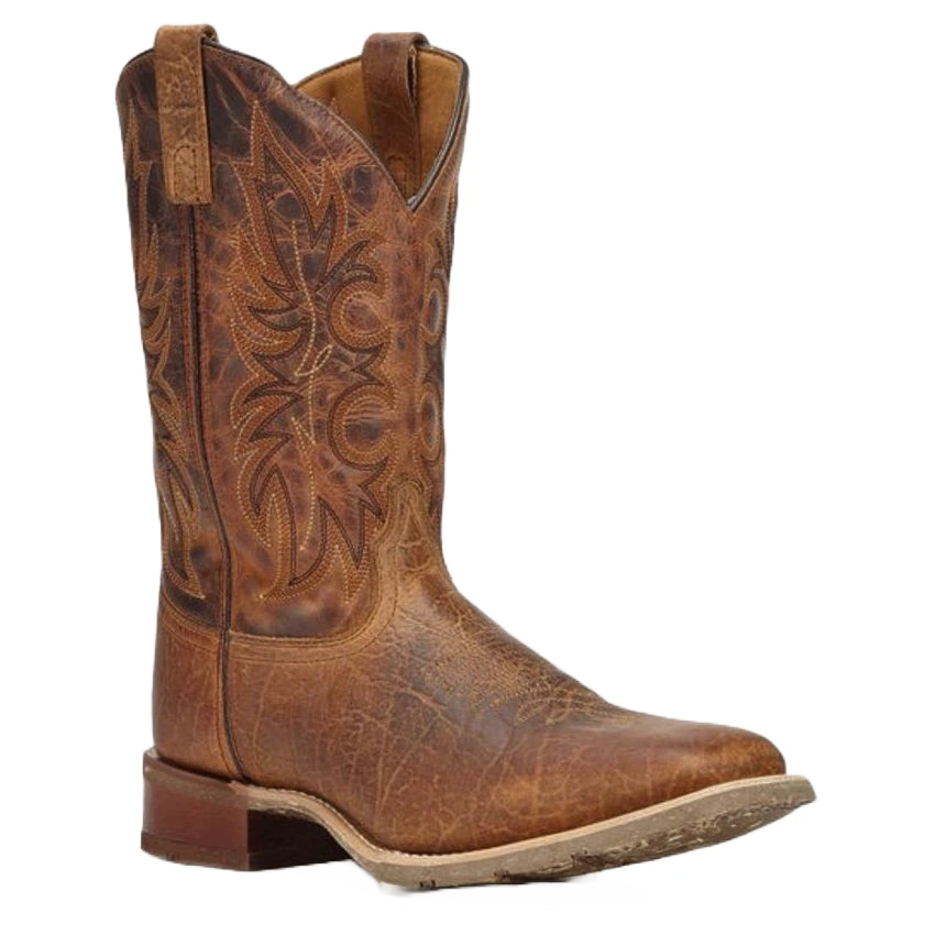 Laredo Men's Rancher Rust Stockman Square Toe Western Boots 7835