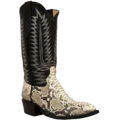 Cowtown Men’s Back Cut Python Exotic Boots W808