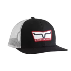 Kimes Ranch® Men's Extra Crunchy Trucker Black Hat KR300-BLK