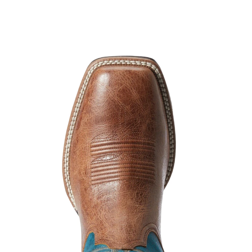 Ariat® Men's Valor Ultra Dark Tan & Rocky Blue Boots 10034080