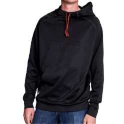 Kimes Ranch® Men's Prescott Tech Black Pullover Hoodie PRST-BLK