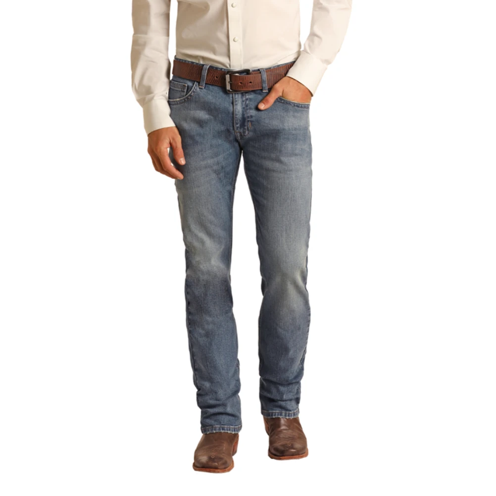 Rock & Roll Denim® Men's Revovler Light Vintage Jeans RRMD1RR125-205
