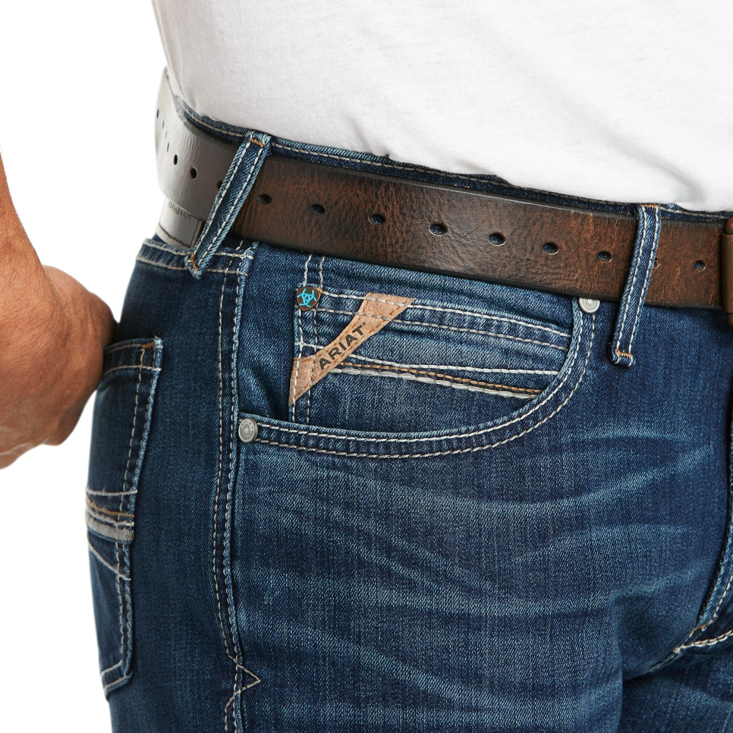 Ariat® Men's M4 Bragg Ford Relaxed Stretch Boot Cut Jeans 10034630