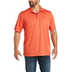 Ariat Men's Tek Polo Spice Isle Short Sleeve Shirt 10034947