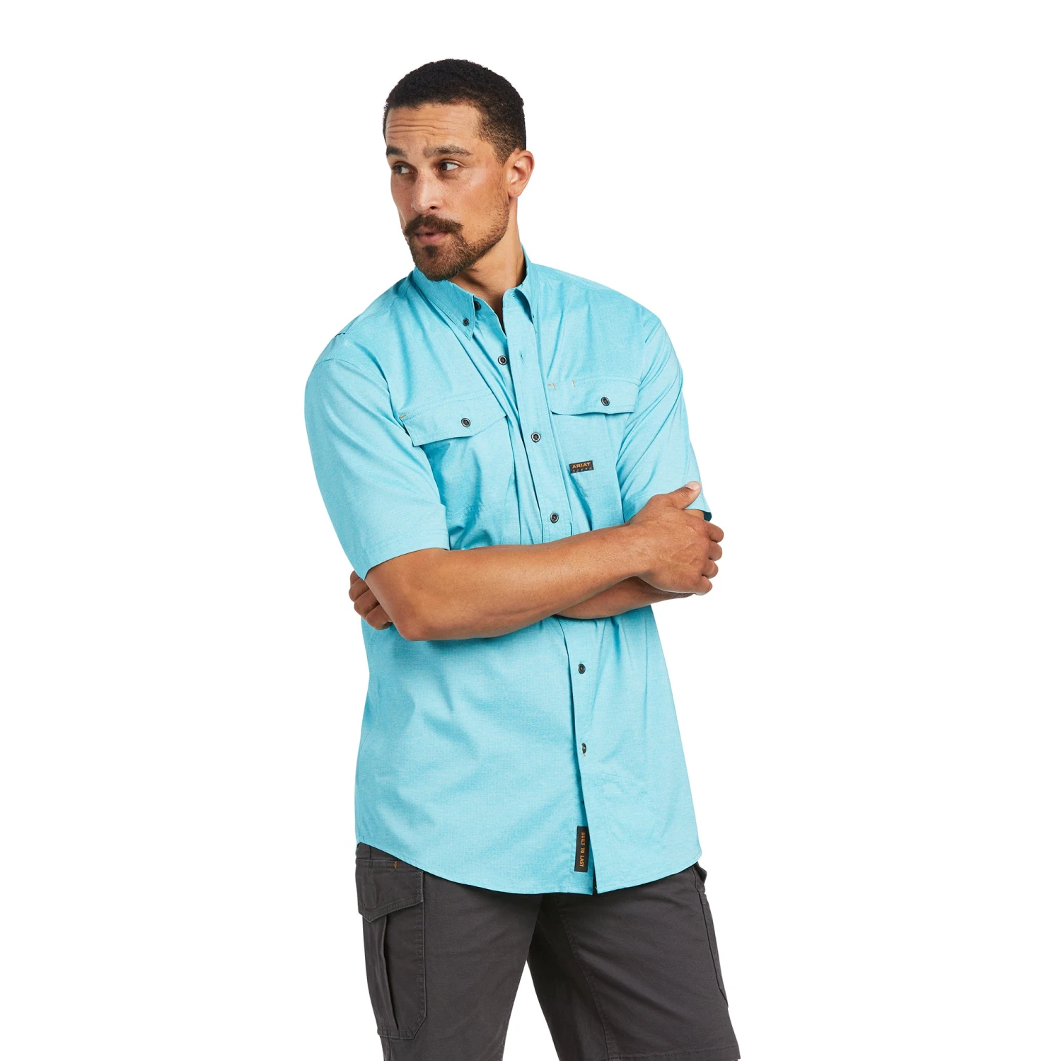 Ariat® Men's Rebar Made Tough VentTEK DuraStretch Work Shirt 10035518
