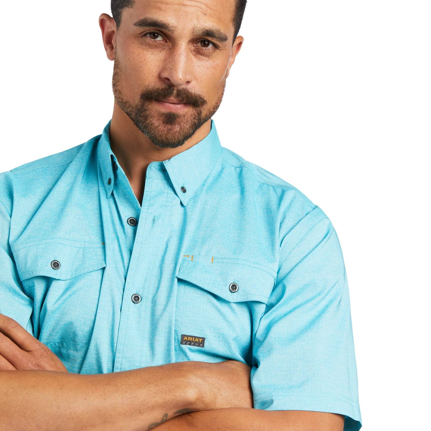 Ariat® Men's Rebar Made Tough VentTEK DuraStretch Work Shirt 10035518