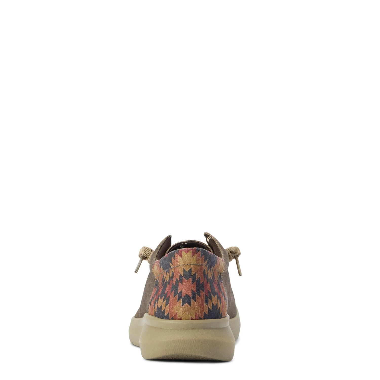 Ariat Men's Hilo Stretch Lace Dark Tan & Rust Aztec Shoe 10040445