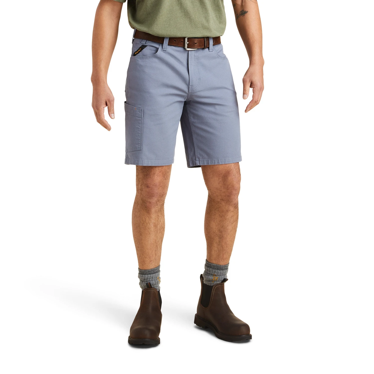 Ariat® Men's Rebar DuraStretch™ Made Tough Flint Stone Shorts 10043170