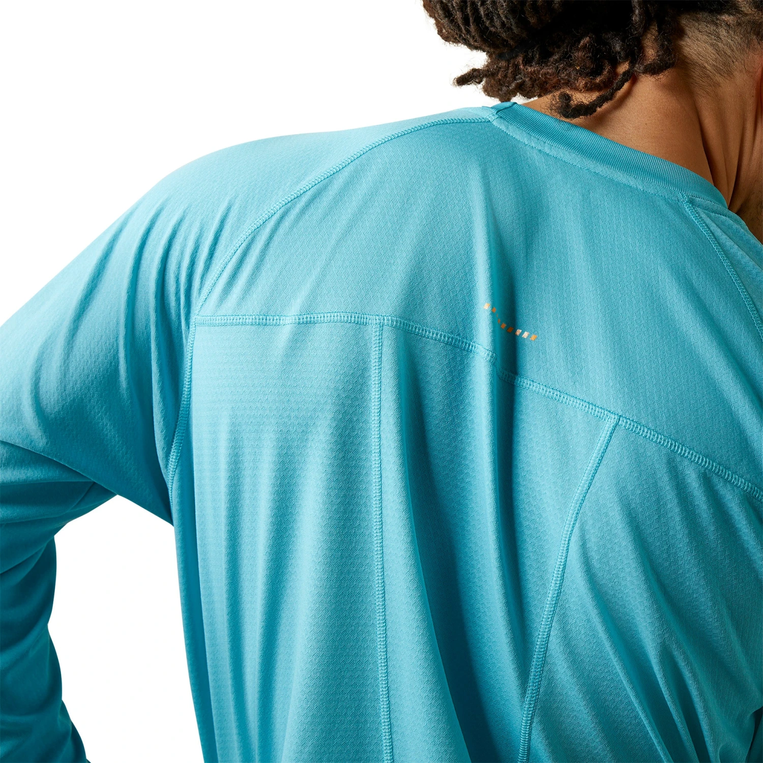 Ariat® Men's Rebar Heat Fighter Maui Blue T-Shirt 10043542