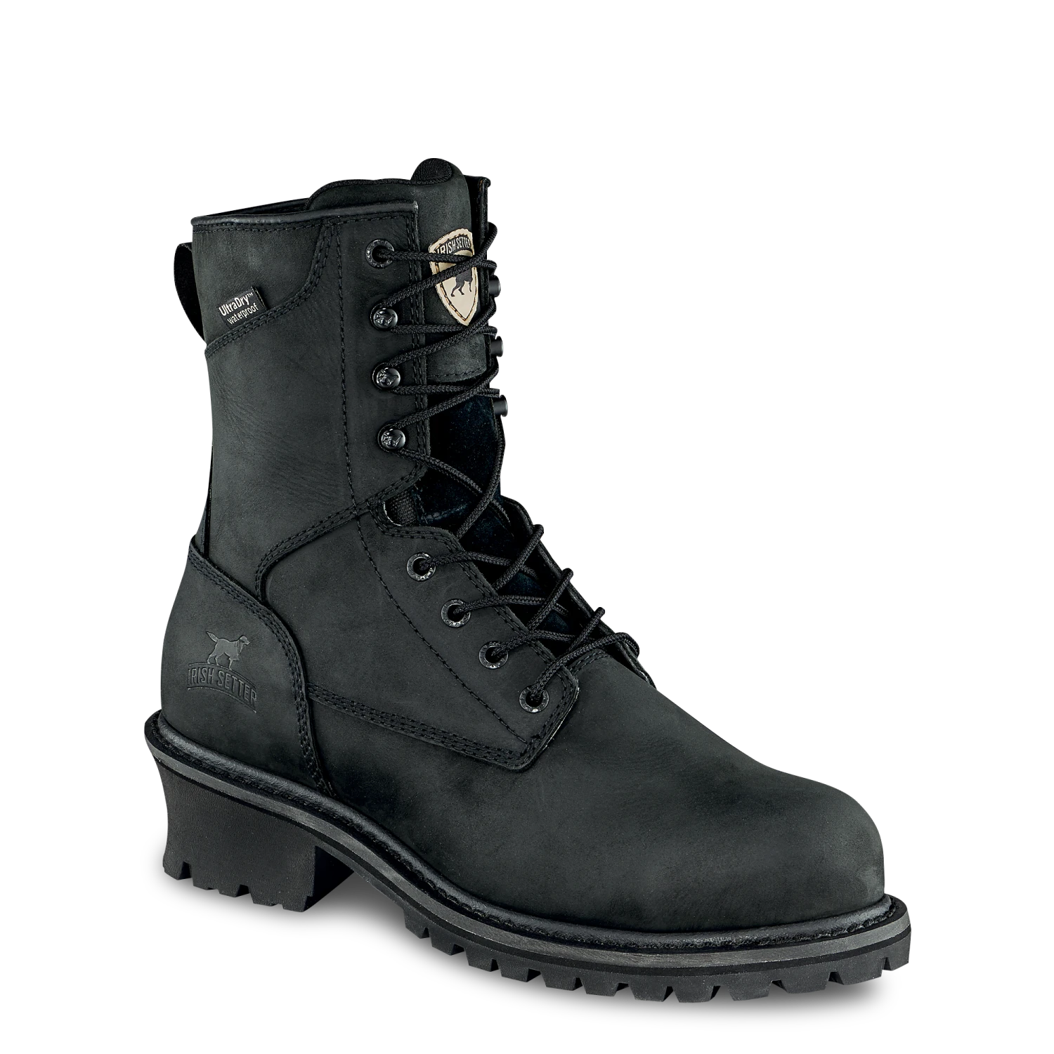 Irish Setter by Red Wing Mesabi Black Steel Toe Waterproof Boot 83836