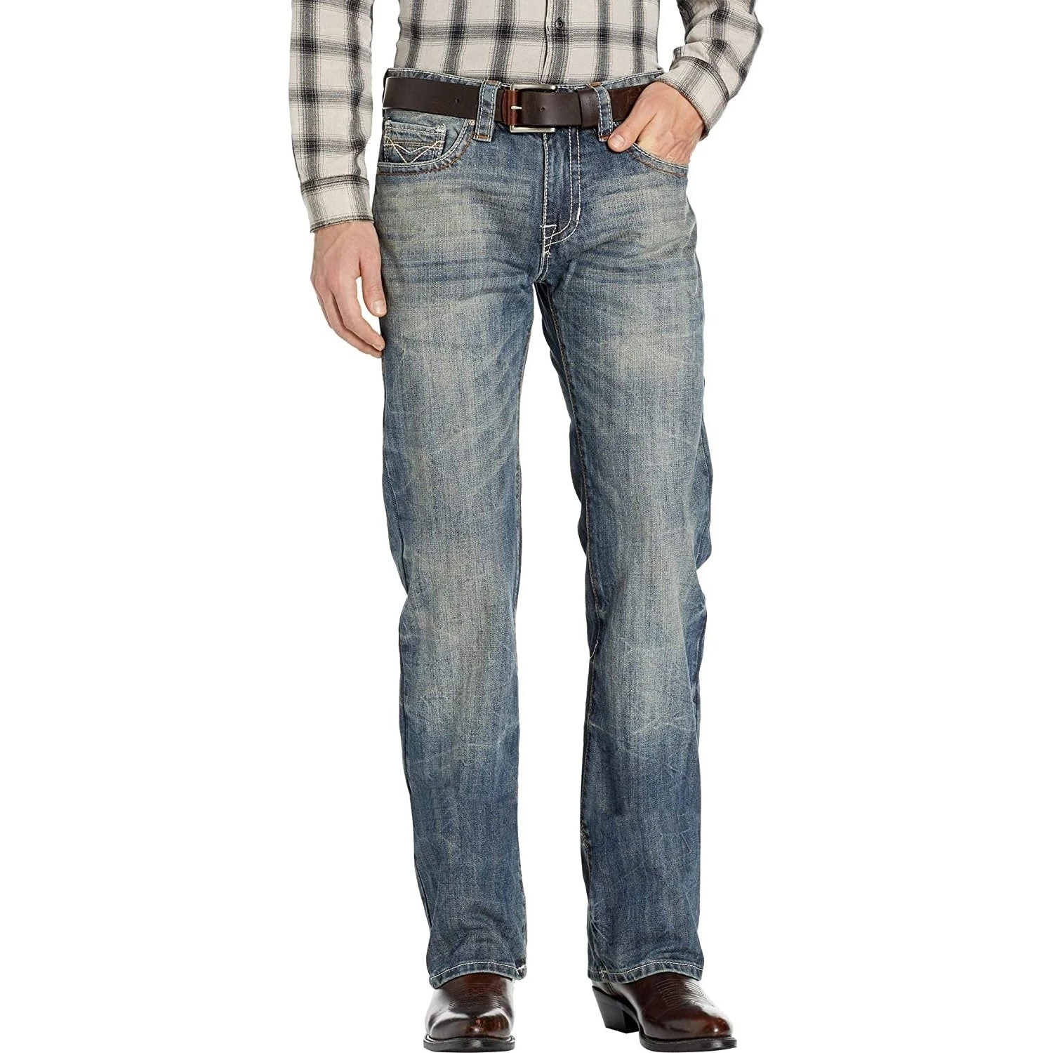 Rock & Roll Denim Men's Pistol Straight Leg Jeans M1P9263