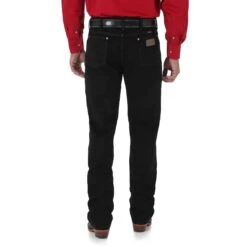 Wrangler Men's Cowboy Cut Black Slim Fit Boot Cut Jeans 936WBK